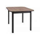 Стол обеденный SIGNAL DANTE II дуб артизан/черный 90-130/90